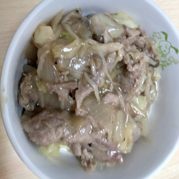 プルコギの焼き肉野菜炒め